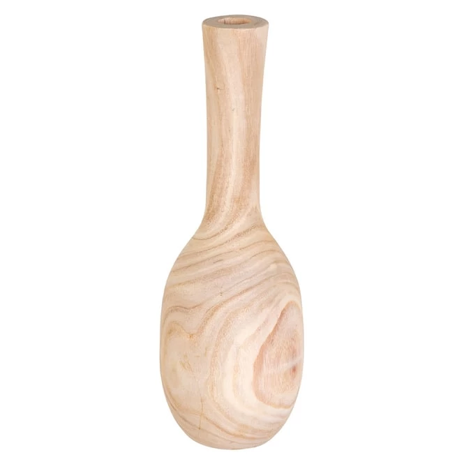 Vase - Aus Holz - Ca. 14 X 45 Cm