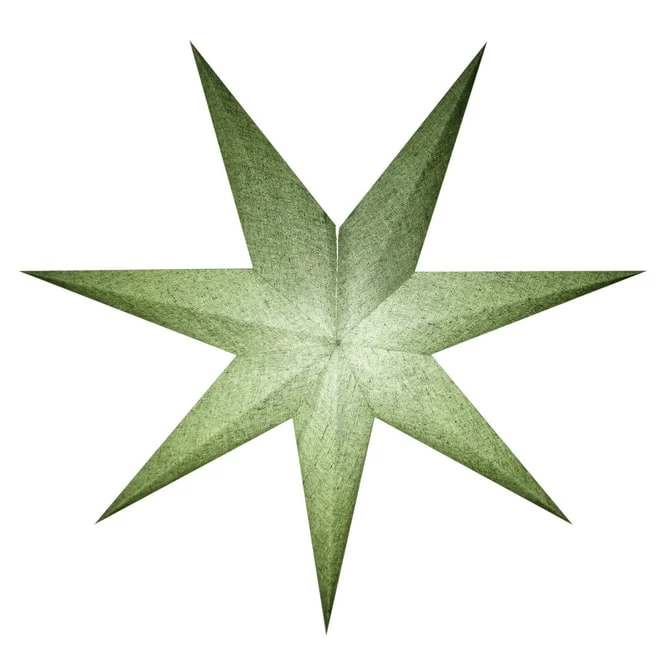 LED-Stern - Ø = Ca. 60 Cm - Grün