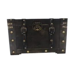 Truhe - S - Braun - Aus Holz - Ca. 38 X 20 X 17,5 Cm