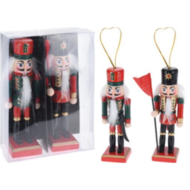 Dekohänger Nussknacker - Aus Holz - Ca. 12cm - 2 Stück – Bild 4