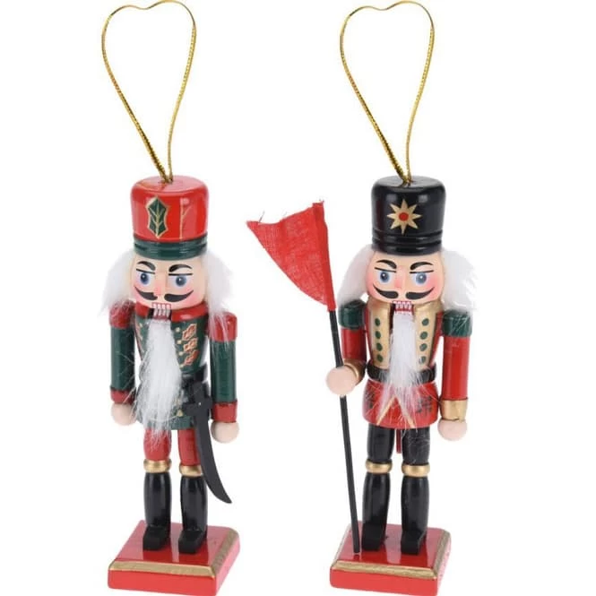 Dekohänger Nussknacker - Aus Holz - Ca. 12cm - 2 Stück – Bild 2