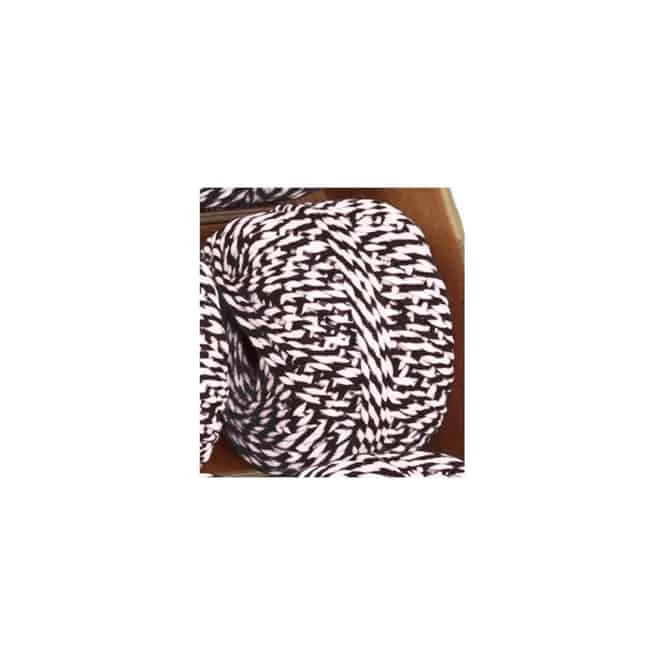 Kordel - Ca. 2 M - Schwarz/weiß