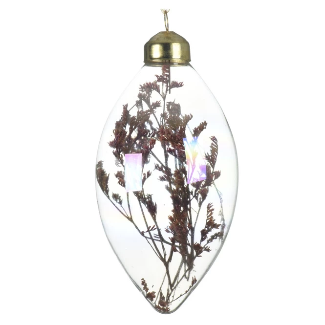 Christbaumkugel - Schleierkraut - Aus Glas - Ø = Ca. 8 Cm - 1 Stück – Bild 6