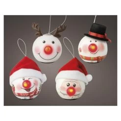 LED-Kugel - Weihnachten - Ø = Ca. 6,5 Cm - 1 Stück