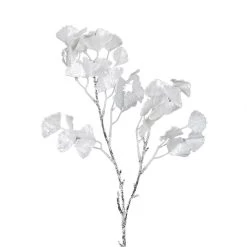 Kunstblumen - Ginko - Weiß - Ca. 57 Cm