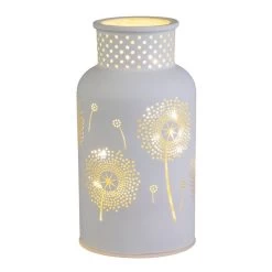 LED Windlicht - Pusteblumen - Aus Glas - Ca. 8 X 15 Cm