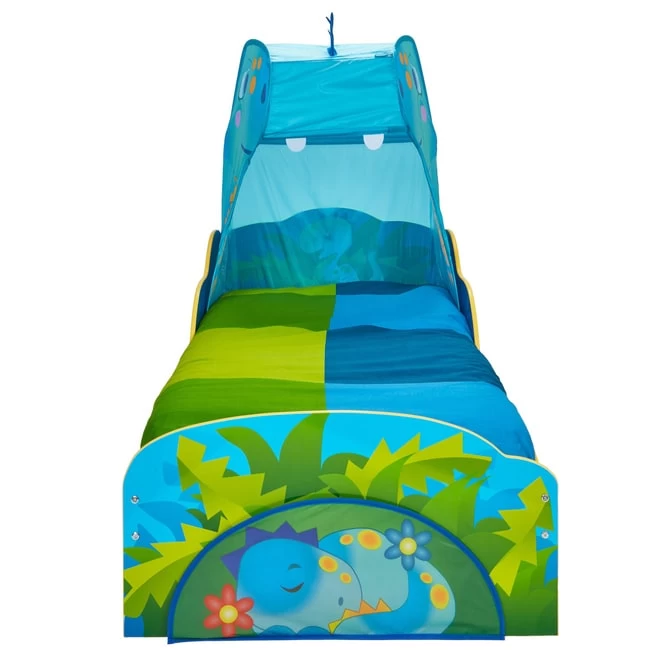 Kinderbett Dino - Mit Stauraum Und Baldachin – Bild 3