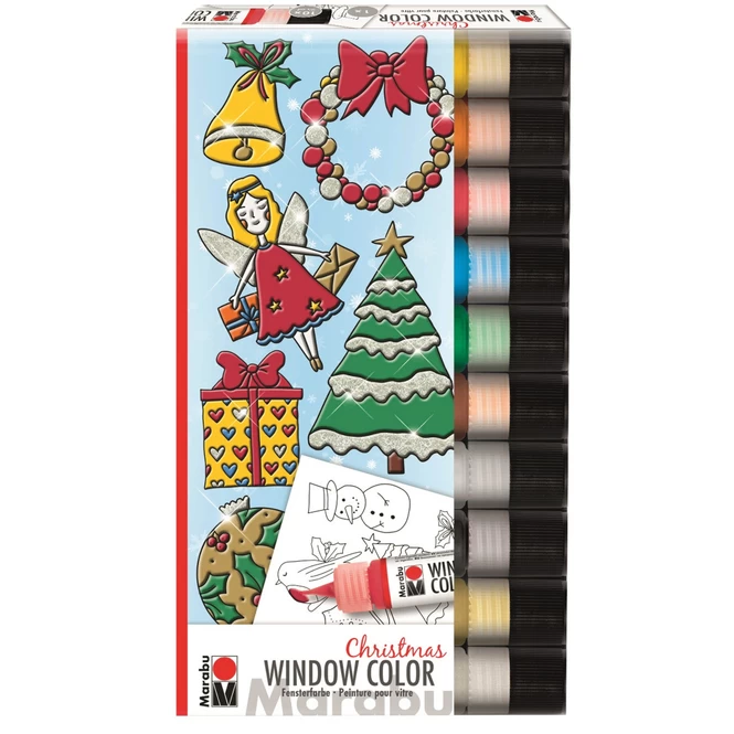 Marabu - Window Color Set - Christmas