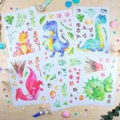 Wandtattoo - Dinosaurier - Set 5