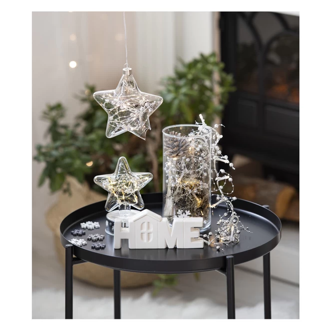 LED-Dekohänger - Stern - Aus Glas - Ca. 14,5 X 5 X 15 Cm – Bild 2