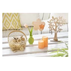 Stumpenkerze - Lio - Ca. 6,5 X 11 Cm - Pfirsich