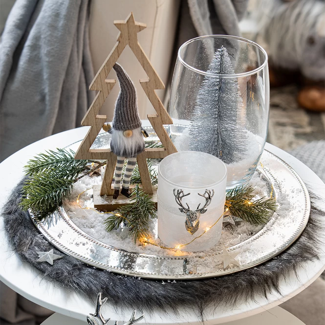 Tannenbaum - Ca. 20 Cm - Silber – Bild 2