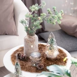 Teelichtglas - Rentier - Ca. 7,5 X 8 Cm - 1 Stück