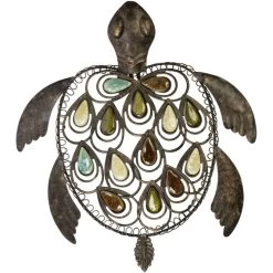 Wanddeko - Schildkröte - 34 X 6 X 38 Cm